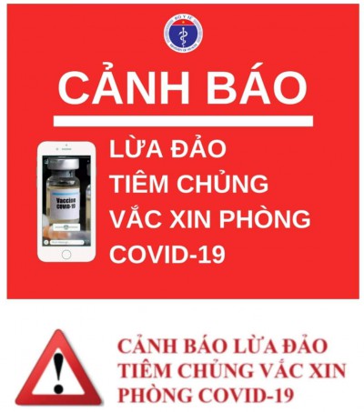 Cảnh báo lừa đảo tiêm chủng vắc-xin phòng COVID-19