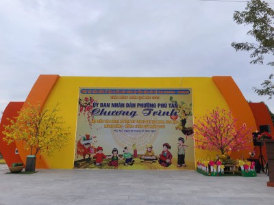 Tham gia chương trình Mừng Đảng - Mừng Xuân Quý Mão năm 2023 tại UBND Phường Phú Tân