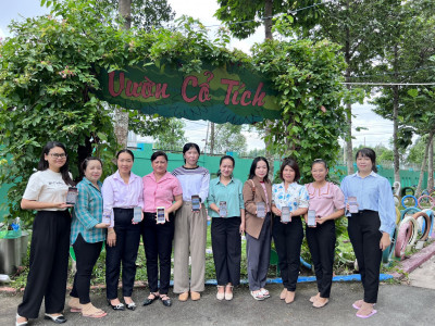 Trường MN Phú Tân hưởng ứng kích hoạt tài khoản định danh điện tử mức độ 2
