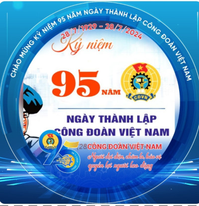 Tập thể Trường mầm non Phú Tân thay đổi hình nền  hưởng ứng “Chào mừng kỷ niệm 95 năm ngày thành lập Công đoàn Việt Nam 28/7/1929 – 28/7/2024”.