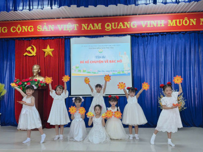 TRƯỜNG MN PHÚ TÂN TỔ CHỨC HỘI THI “BÉ KỂ CHUYỆN VỀ BÁC HỒ”
