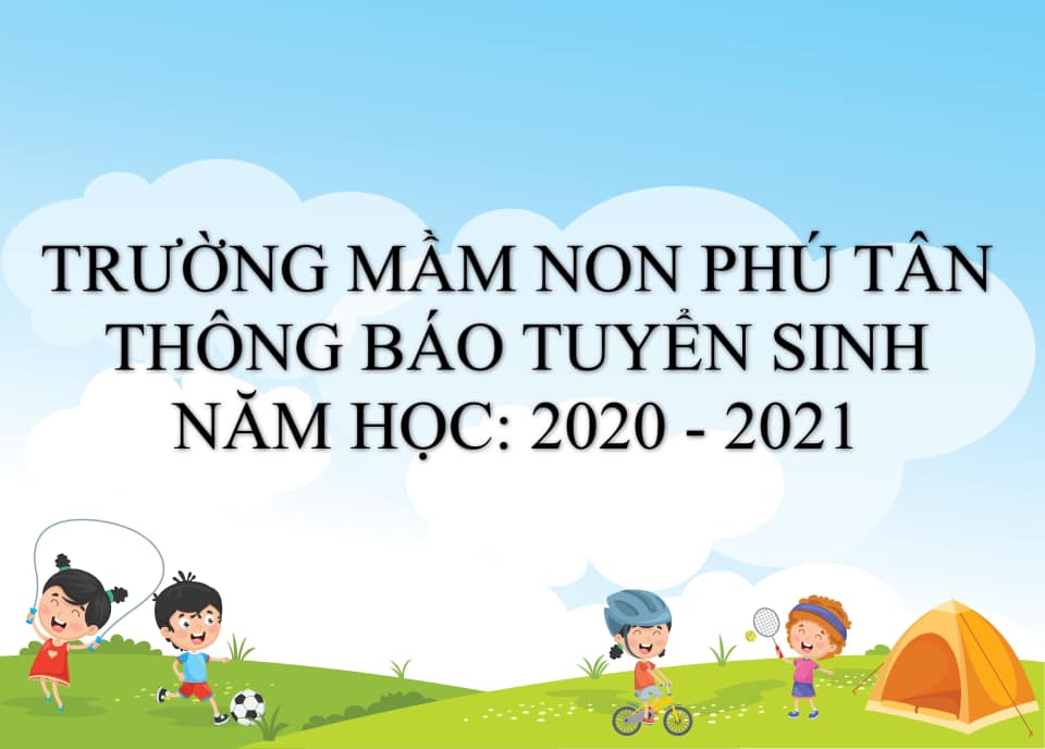 THÔNG BÁO TUYỂN SINH NĂM HỌC 2020-2021
