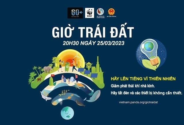 Hưởng ứng giờ trái đất năm 2023