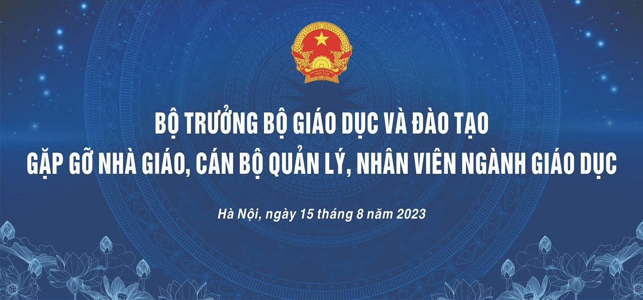 CBGVNV TRƯỜNG MẦM NON PHÚ TÂN THAM DỰ CHƯƠNG TRÌNH BỘ TRƯỞNG GẶP GỠ NHÀ GIÁO, CÁN BỘ QUẢN LÝ, NHÂN VIÊN NGÀNH GDĐT NĂM 2023.