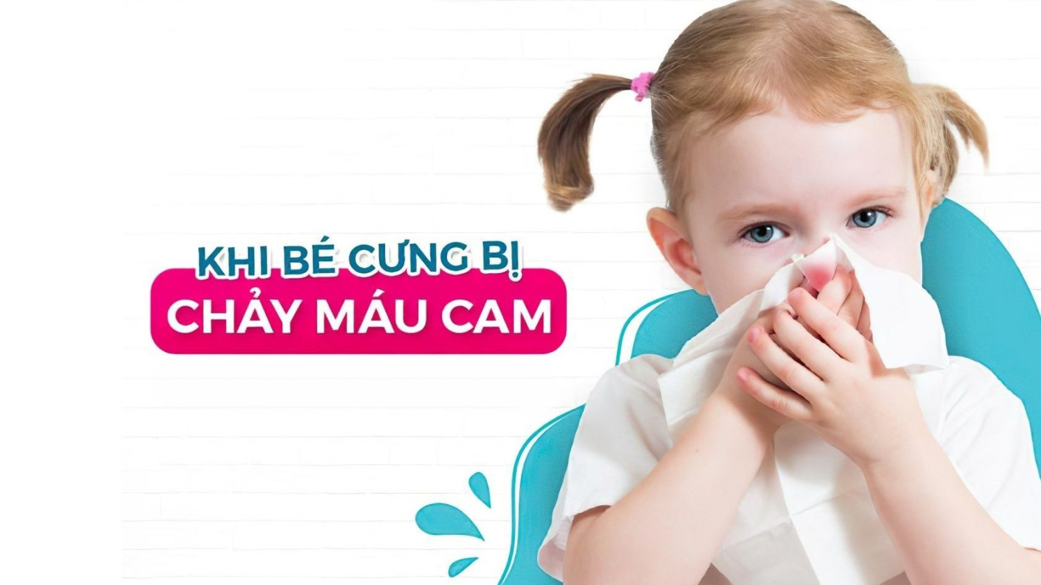 bé chảy máu cam